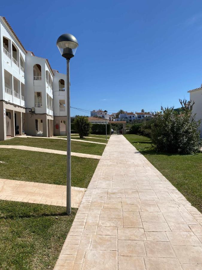Apartamento Bajo Con Piscina Macarella Cala'N Blanes  Eksteriør bilde