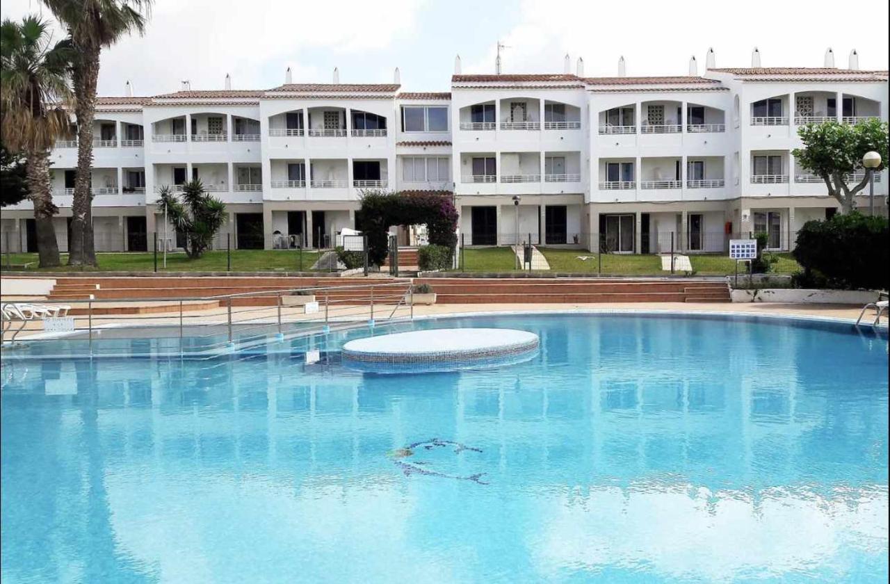 Apartamento Bajo Con Piscina Macarella Cala'N Blanes  Eksteriør bilde