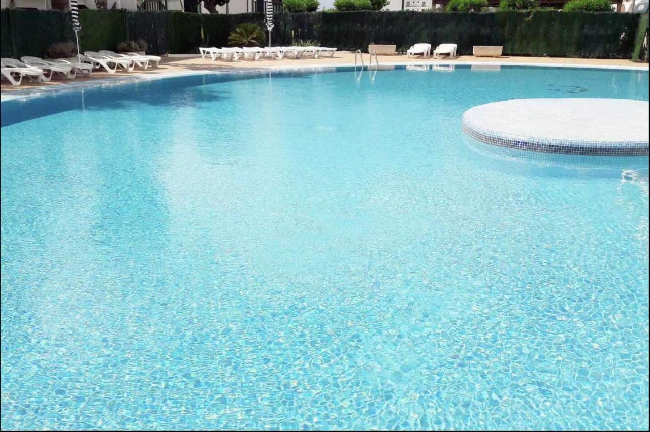 Apartamento Bajo Con Piscina Macarella Cala'N Blanes  Eksteriør bilde